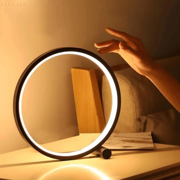 Minimalistische Halo Tafellamp LED Ronde Sfeerverlichting Voor Thuis-Table Lamp-DeWoonVallei-DeWoonVallei