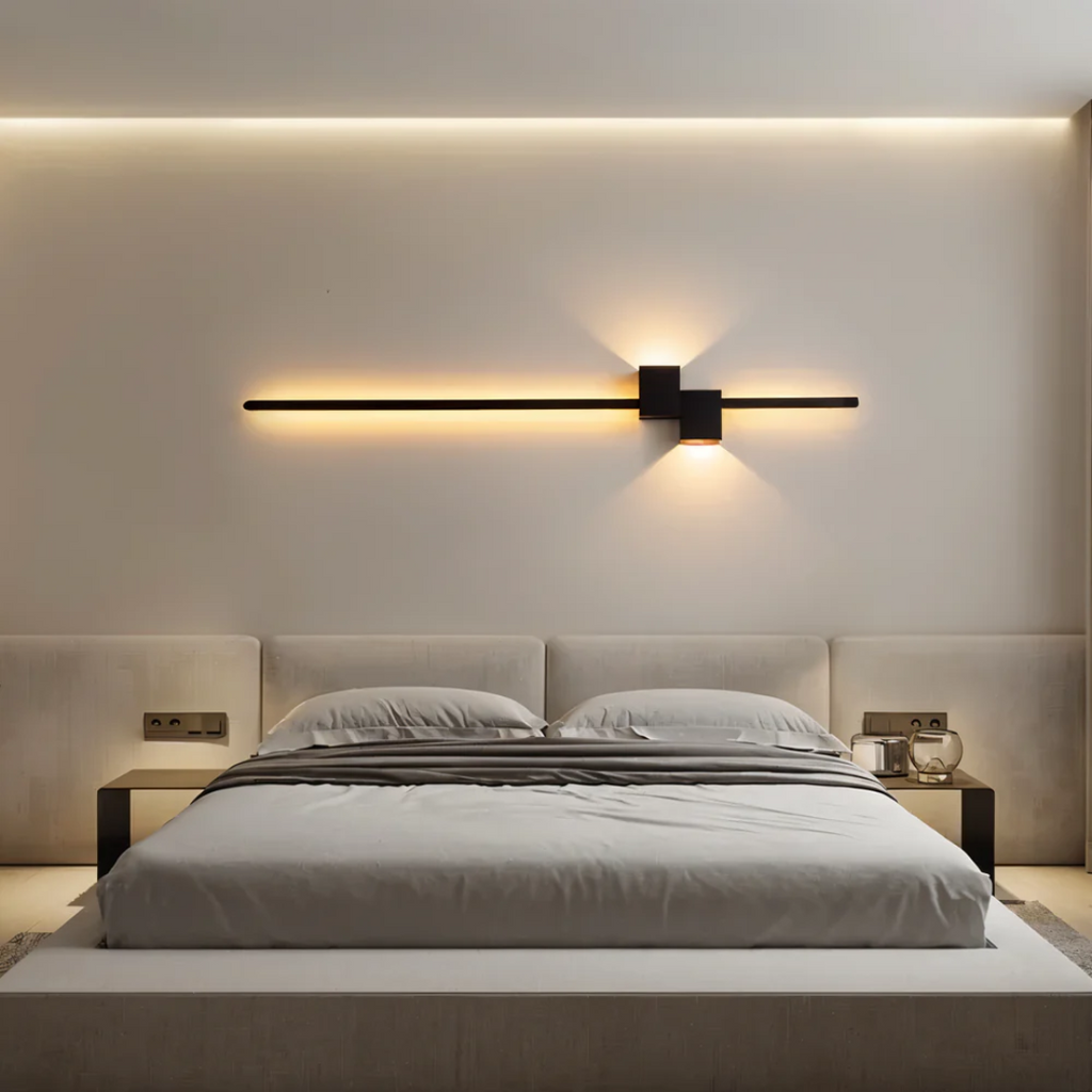 Minimalistische LED Wandlamp – Strak Design & Sfeervolle Verlichting voor Elke Ruimte-DeWoonVallei-DeWoonVallei