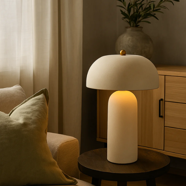 Minimalistische Paddenstoel Tafellamp Zacht Sfeerverlichting voor Gezellig Thuis-Table Lamp-DeWoonVallei-DeWoonVallei