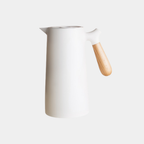 Minimalistische Thermoskan – Dubbelwandige Isolatiefles voor Koffie en Thee-Home & Living-DeWoonVallei-Parelwit-DeWoonVallei