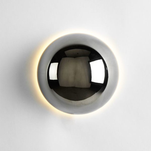 Minimalistische Wandlamp met Rond Glas voor Moderne, Milieuvriendelijke Interieurs-Wandlampen-DeWoonVallei-DeWoonVallei