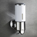 Minimalistische Wandzeepdispenser Ruimtebesparend Modern Badkameraccessoire-Kitchen Tools-DeWoonVallei-1 Stuk-Wit-DeWoonVallei