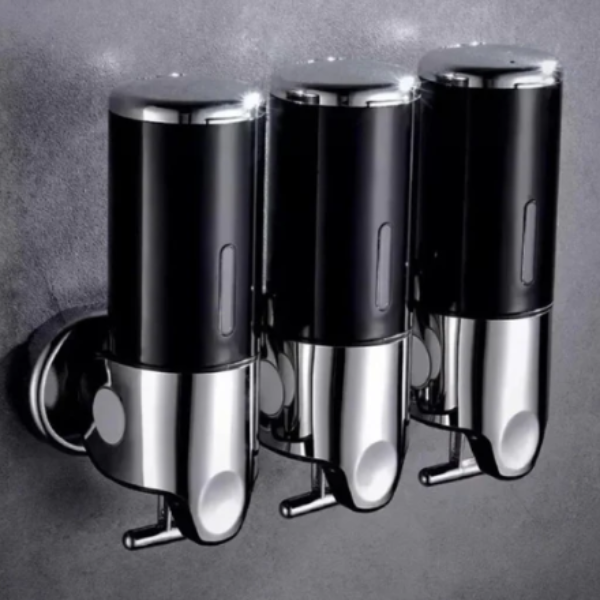 Minimalistische Wandzeepdispenser Ruimtebesparend Modern Badkameraccessoire-Kitchen Tools-DeWoonVallei-DeWoonVallei