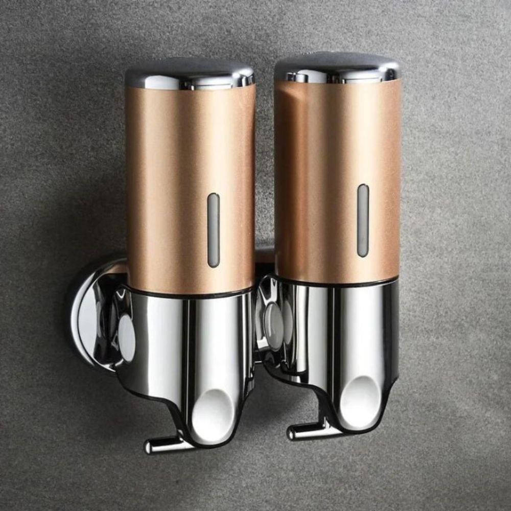 Minimalistische Wandzeepdispenser Set – Moderne Navulbare Zeeppomp voor Badkamer en Keuken-Home & Living-DeWoonVallei-DeWoonVallei