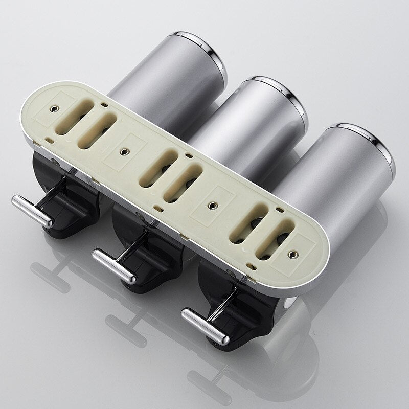 Minimalistische Wandzeepdispenser Set – Moderne Navulbare Zeeppomp voor Badkamer en Keuken-Home & Living-DeWoonVallei-DeWoonVallei