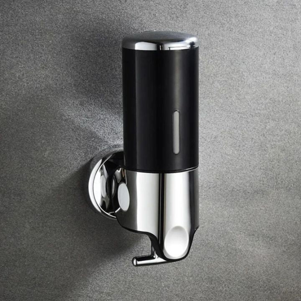 Minimalistische Wandzeepdispenser Set – Moderne Navulbare Zeeppomp voor Badkamer en Keuken-Home & Living-DeWoonVallei-DeWoonVallei