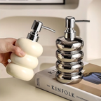 Minimalistische Zeepdispenser Strak Ontwerp, Gemakkelijk in Gebruik, Stijlvol voor Op Het Aanrecht-Bathroom Accessories-DeWoonVallei-DeWoonVallei