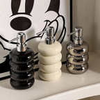 Minimalistische Zeepdispenser Strak Ontwerp, Gemakkelijk in Gebruik, Stijlvol voor Op Het Aanrecht-Bathroom Accessories-DeWoonVallei-DeWoonVallei