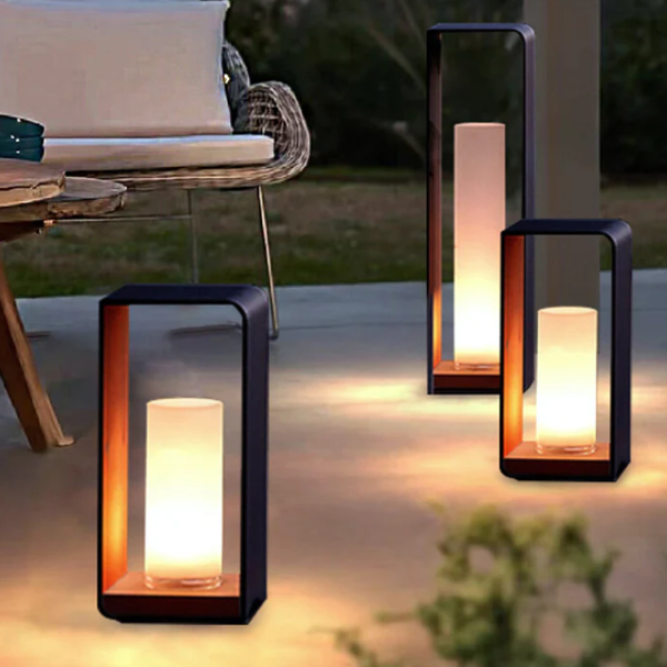 Modern Minimalistisch LED Tuin en Terraslicht Waterdicht RVS Acryl-Outdoor Lights-DeWoonVallei-DeWoonVallei