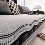Modern Wave Anti-Slip Bankhoes Stijlvol Golfpatroon voor Bescherming tegen Vlekken en Krassen-Sofa Covers-DeWoonVallei-DeWoonVallei