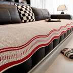 Modern Wave Anti-Slip Bankhoes Stijlvol Golfpatroon voor Bescherming tegen Vlekken en Krassen-Sofa Covers-DeWoonVallei-DeWoonVallei