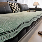 Modern Wave Anti-Slip Bankhoes Stijlvol Golfpatroon voor Bescherming tegen Vlekken en Krassen-Sofa Covers-DeWoonVallei-DeWoonVallei