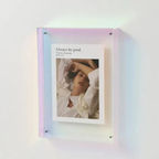 Moderne Acryl Fotolijst Zwevend Transparant Display voor Huis en Kantoor-wall decoration-DeWoonVallei-11x14cm-Regenboog-DeWoonVallei