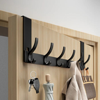 Moderne Deurhaak zonder Boren – Aluminium Over-the-Door Kledinghanger voor Slimme Opbergruimte-Kitchen Accessories-DeWoonVallei-DeWoonVallei