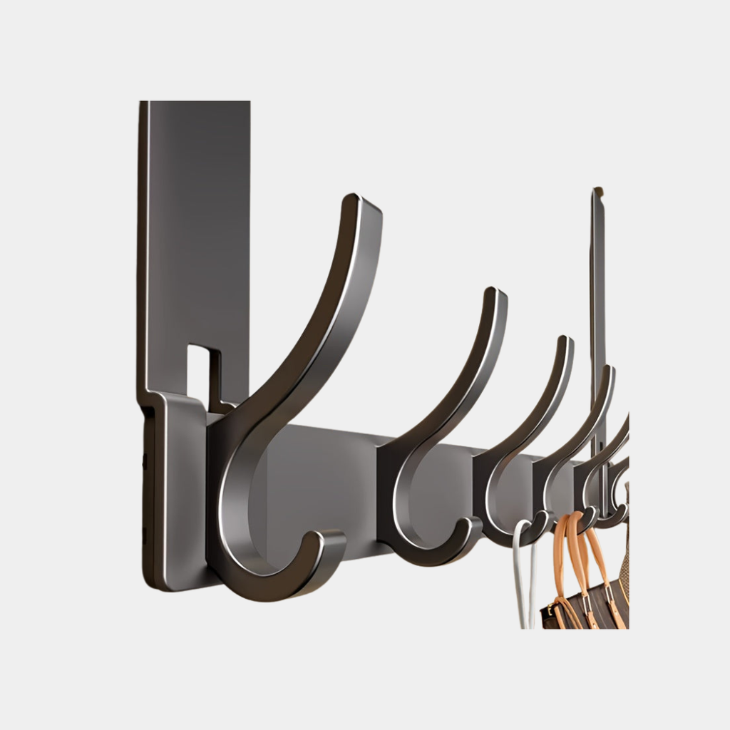 Moderne Deurhaak zonder Boren – Aluminium Over-the-Door Kledinghanger voor Slimme Opbergruimte-Kitchen Accessories-DeWoonVallei-DeWoonVallei