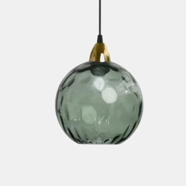 Moderne Gekleurde Waterpatroon Glazen Bol Hanglamp Stijlvol Elegant Energiezuinig LED-Hanging Lamp-DeWoonVallei-C (20 x 18 cm)-DeWoonVallei