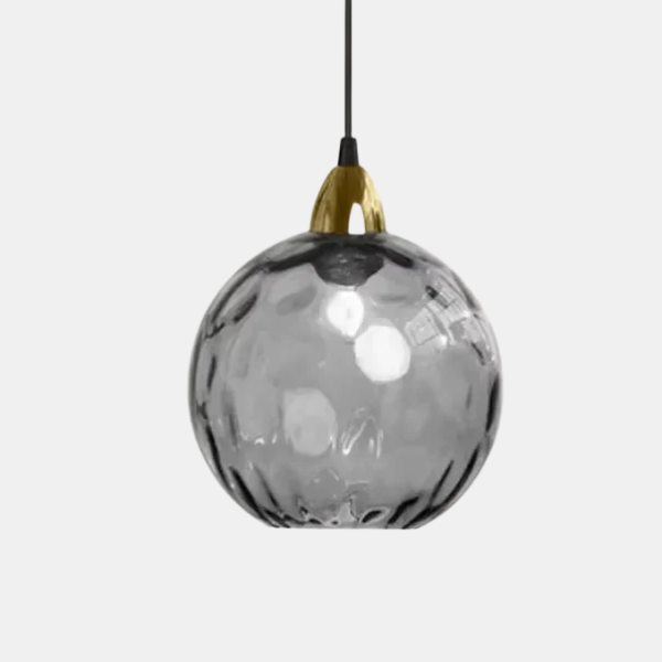 Moderne Gekleurde Waterpatroon Glazen Bol Hanglamp Stijlvol Elegant Energiezuinig LED-Hanging Lamp-DeWoonVallei-I (20 x 18 cm)-DeWoonVallei