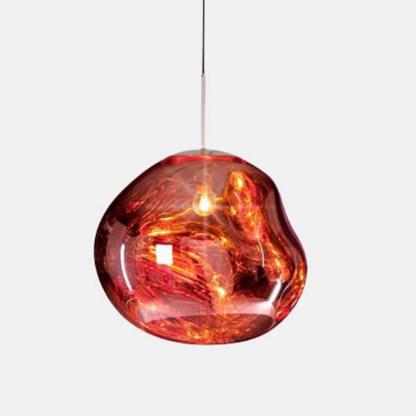 Moderne Glazen Plafondlamp Elegant Ontwerp Zachte Gloed Sfeerverbeteraar-Hanging Lamp-DeWoonVallei-DeWoonVallei
