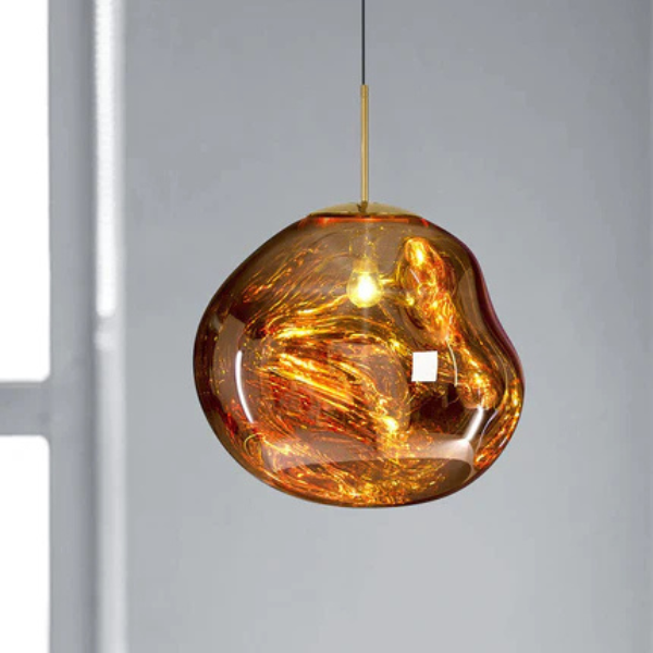 Moderne Glazen Plafondlamp Elegant Ontwerp Zachte Gloed Sfeerverbeteraar-Hanging Lamp-DeWoonVallei-DeWoonVallei