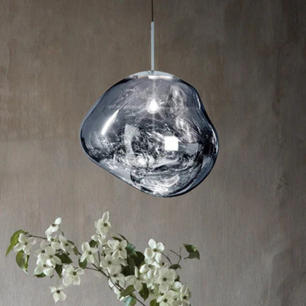 Moderne Glazen Plafondlamp Elegant Ontwerp Zachte Gloed Sfeerverbeteraar-Hanging Lamp-DeWoonVallei-DeWoonVallei