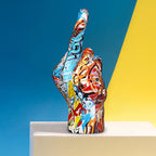 Moderne Handgebaar Sculptuur – Speels Resin Beeld met Uniek Design voor Interieur & Tuin-Home & Decor-DeWoonVallei-DeWoonVallei