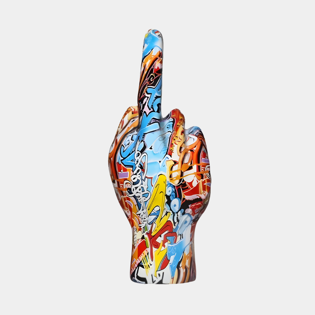 Moderne Handgebaar Sculptuur – Speels Resin Beeld met Uniek Design voor Interieur & Tuin-Home & Decor-DeWoonVallei-DeWoonVallei