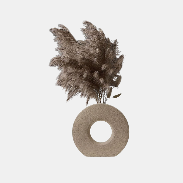 Moderne Keramieken Vaas Strak Design voor Elegante Woondecoratie-Vase-DeWoonVallei-DeWoonVallei