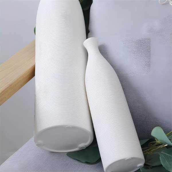 Moderne Keramische Vaas Strak Minimalistisch Design voor Elegante Woondecoratie-Vase-DeWoonVallei-DeWoonVallei