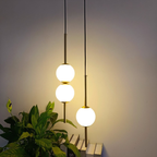Moderne LED Hanglamp Glas & Metaal Ontwerp voor Warme en Stijlvolle Verlichting-Hanging Lamp-DeWoonVallei-DeWoonVallei