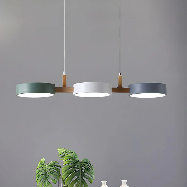 Moderne Metalen Plafondlamp met Scandinavisch Design en Zachte Sfeerverlichting-Pendant light-DeWoonVallei-DeWoonVallei