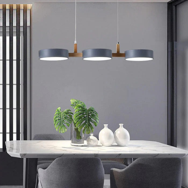 Moderne Metalen Plafondlamp met Scandinavisch Design en Zachte Sfeerverlichting-Pendant light-DeWoonVallei-DeWoonVallei