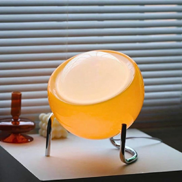 Moderne Minimalistische Tafellamp met Mat Glas en Dimbare LED-Table Lamp-DeWoonVallei-DeWoonVallei