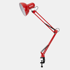 Moderne Minimalistische Verstelbare LED Tafellamp met Clip-Arm voor Gericht Licht-Table Lamps-DeWoonVallei-Rood-DeWoonVallei