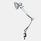 Moderne Minimalistische Verstelbare LED Tafellamp met Clip-Arm voor Gericht Licht-Table Lamps-DeWoonVallei-Zilver-DeWoonVallei