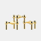 Moderne Moleculaire Kandelaar Elegant Huisdecor-Candle Holders-DeWoonVallei-Goud-Drie Stuks (23 x 11 cm)-DeWoonVallei