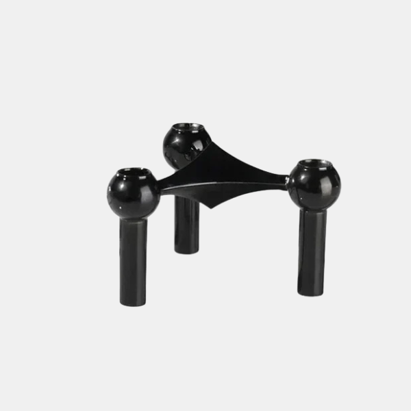 Moderne Moleculaire Kandelaar Elegant Huisdecor-Candle Holders-DeWoonVallei-Zwart-Eén Stuk (10 x 6 cm)-DeWoonVallei