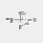 Moderne Plafondlamp met 6 Verstelbare LED-Koppen – Strak Scandinavisch Design voor Efficiënte en Sfeervolle Verlichting-Ceiling Lamp-DeWoonVallei-DeWoonVallei