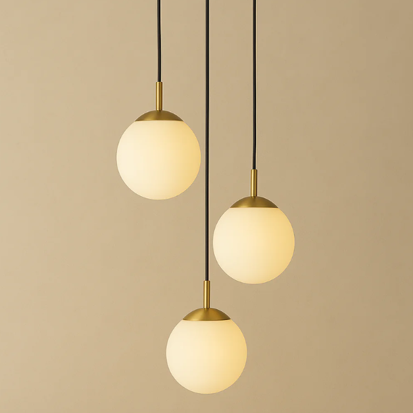 Moderne Plafondlamp met Opal Glas en Zacht Sfeerverlichting-Hanging Lamp-DeWoonVallei-DeWoonVallei