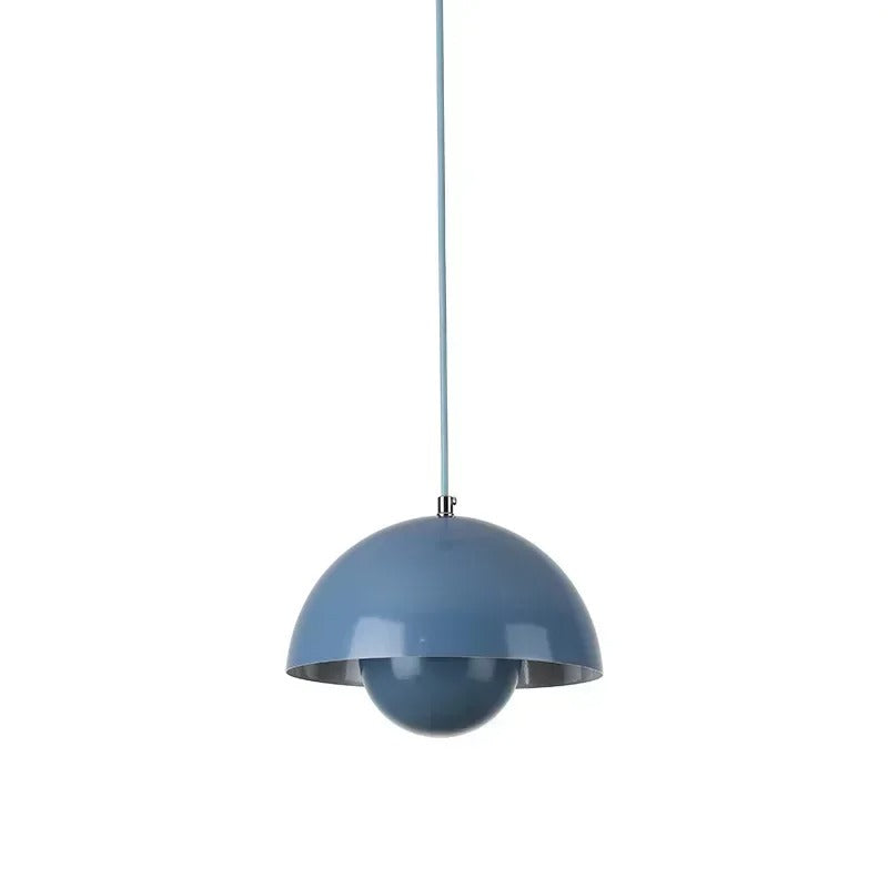 Moderne Scandinavische Hanglamp – LED Pendelverlichting voor Eetkamer & Woondecoratie-Lamp-DeWoonVallei-Blauw-dia 23cm-DeWoonVallei