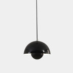 Moderne Scandinavische Hanglamp – LED Pendelverlichting voor Eetkamer & Woondecoratie-Lamp-DeWoonVallei-Zwart-dia 23 cm-DeWoonVallei