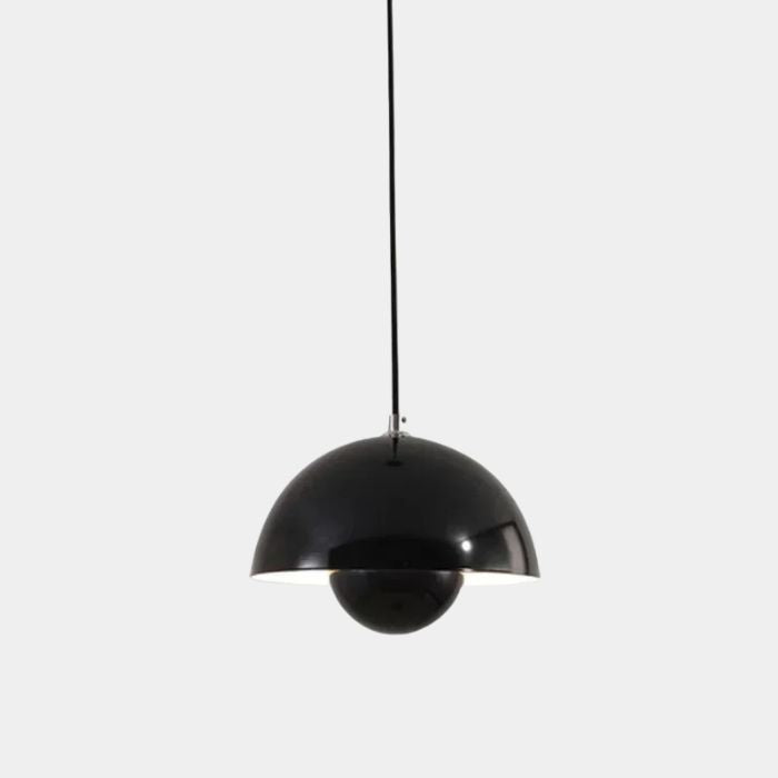 Moderne Scandinavische Hanglamp – LED Pendelverlichting voor Eetkamer & Woondecoratie-Lamp-DeWoonVallei-Zwart-dia 23 cm-DeWoonVallei