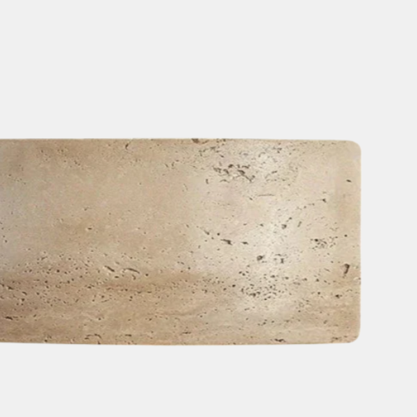 Moderne Wandlamp van Travertijnsteen voor Sfeervolle Elegantie-Wall Lamp-DeWoonVallei-DeWoonVallei