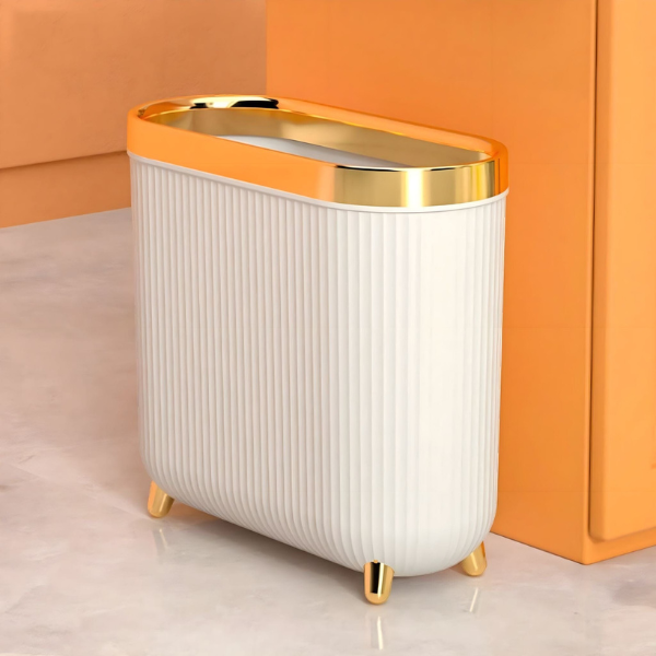 Moderne Waterdichte Badkamerprullenbak Stijlvolle Duurzame Afvalcontainer voor Thuis-Garbage Bin-DeWoonVallei-DeWoonVallei