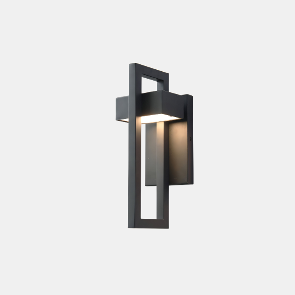 Moderne Zwarte Buitenwandlamp Stijlvolle Weerbestendige Verlichting-Wall Lights-DeWoonVallei-DeWoonVallei