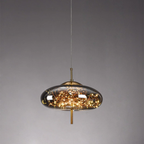 Moderne glazen hanglamp Elegant ontwerp met warme LED gloed-Pendant light-DeWoonVallei-DeWoonVallei