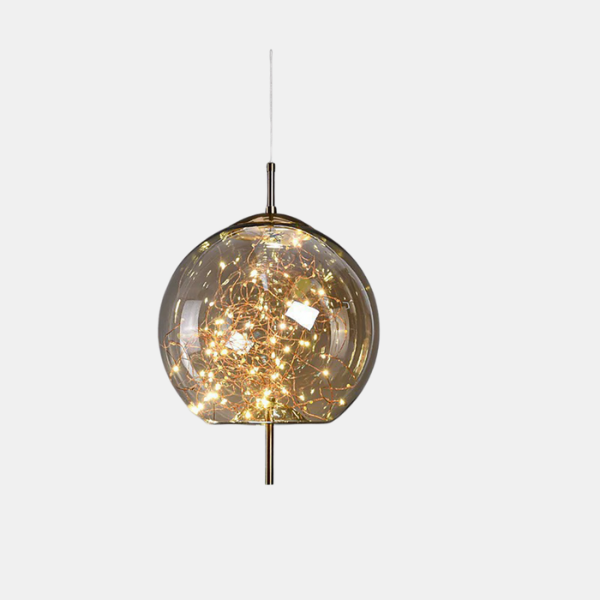 Moderne glazen hanglamp Elegant ontwerp met warme LED gloed-Pendant light-DeWoonVallei-DeWoonVallei
