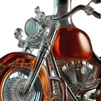 Motorfiets Whiskey Karaf – Uniek Glazen Ontwerp voor Stijlvolle Thuisbar-Kitchen Items-DeWoonVallei-DeWoonVallei