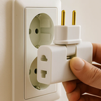 Multi-Hoek Stopcontactadapter Ruimtebesparend Ontwerp voor Strakke Ruimtes en Reizen-Power Adapters-DeWoonVallei-DeWoonVallei