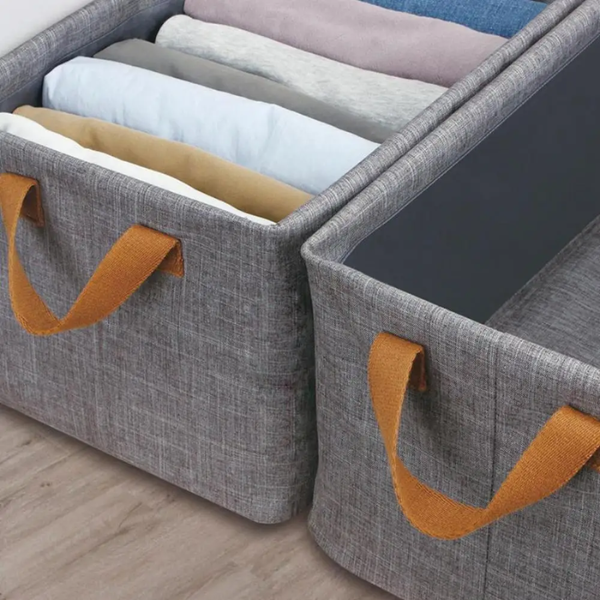 Multifunctionele Kast Organizer Bins Handgrepen Stapelbare Kleding Opbergen Jeans T-Shirts Sokken-Jeans Organizer-DeWoonVallei-DeWoonVallei