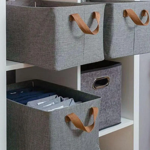 Multifunctionele Kast Organizer Bins Handgrepen Stapelbare Kleding Opbergen Jeans T-Shirts Sokken-Jeans Organizer-DeWoonVallei-DeWoonVallei